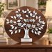 Personalized Silver Family Tree Plaque 20th/25th Anniversary Gift